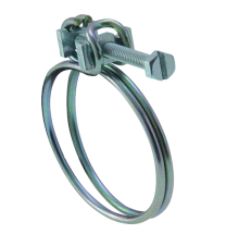 Two Wire Hose Clamps, Screw type Two Wire Hose Clamps, Screw type
